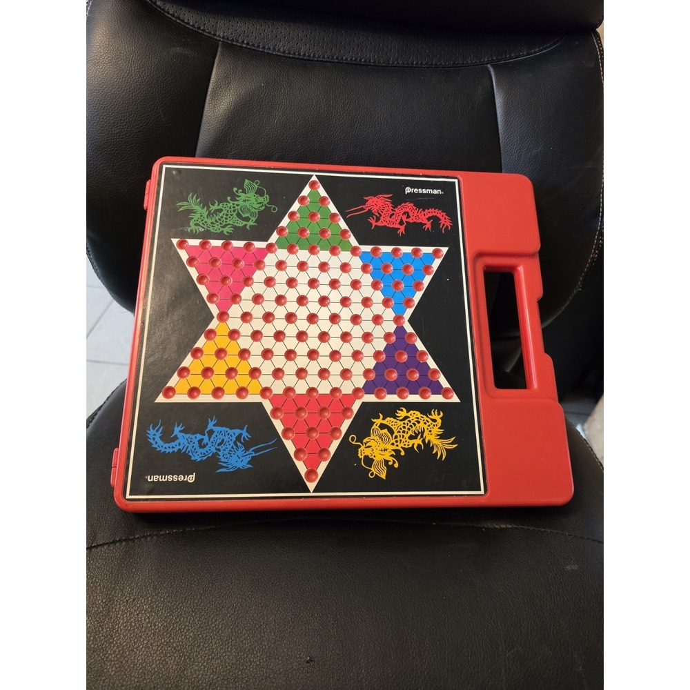 Vintage Pressman Toy Corp Checkers & Chinese Checkers Complete Set
